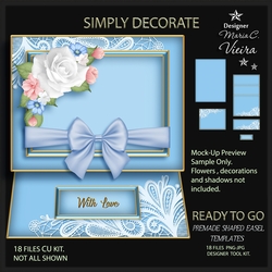 Ready To Go Premade Lace Easel Templates 2