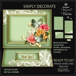 Ready To Go Premade Lace Easel Templates 3
