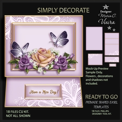 Ready To Go Premade Lace Easel Templates 5