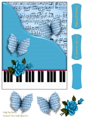 A5 Piano Card Front 3