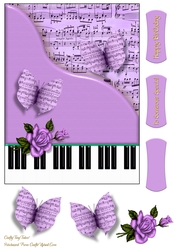 A5 Piano Card Front 5