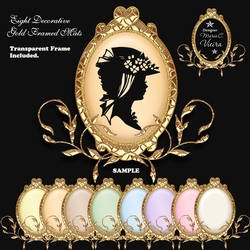 Decorative Gold Framed Mats