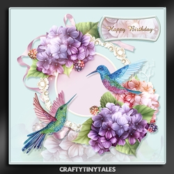 Pretty In Pastel Birds and Floral-3