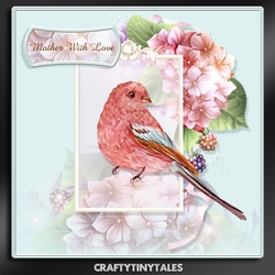 Pretty In Pastel Birds and Floral 5