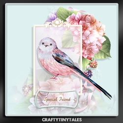 Pretty In Pastel Birds and Floral 8
