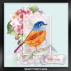 Pretty In Pastel Birds and Floral 10
