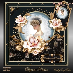 Elegant Ladies Card Front Mini Kit-4