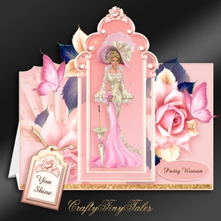 Pretty Lady Tent Card Kit-1