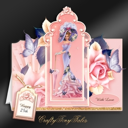 Pretty Lady Tent Card Kit-6
