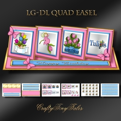 LG-DL QUAD Easel Card Kit-3