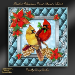 Quilted Christmas Card Front Kit-3