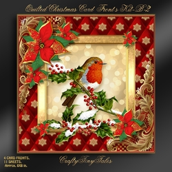 Quilted Christmas Card Front Kit-B-2