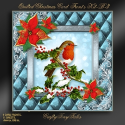 Quilted Christmas Card Front Kit-B-3