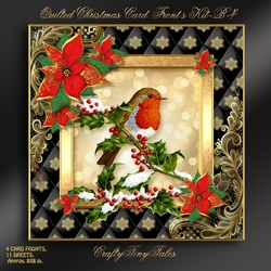 Quilted Christmas Card Front Kit-B-4