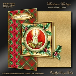 Christmas Vintage No Hole Fold Back Kit-2
