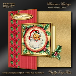 Christmas Vintage No Hole Fold Back Kit-10