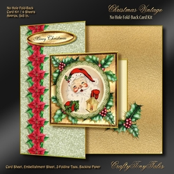 Christmas Vintage No Hole Fold Back Kit-11