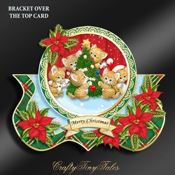Bracket Over The Top Christmas Card Kit-2