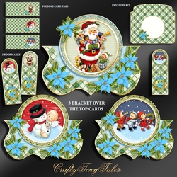 Bracket Over The Top Christmas Cards Bundle-Set-3