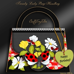 Trendy Lady Bug Handbag Mini Kit-5