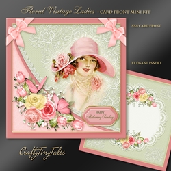Floral Vintage Ladies - Mini Kit-1