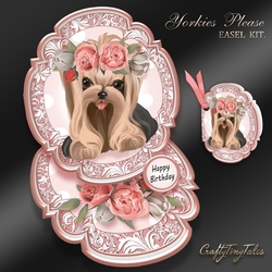 Yorkies Please Easel Kit-1