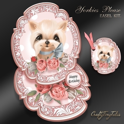Yorkies Please Easel Kit-4