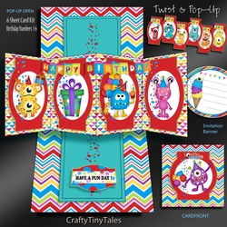 Twist and Pop Up Monster Card_2