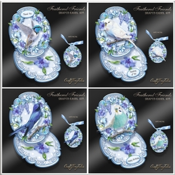 Feathered Friends Shaped Easel Bumper-1