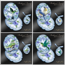 Feathered Friends Shaped Easel Bumper-2