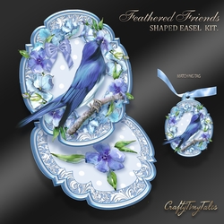Feathered Friends Shaped Easel  Kit-2