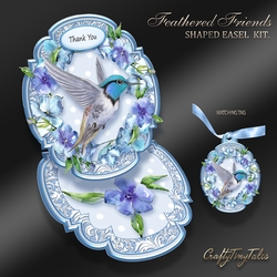Feathered Friends Shaped Easel Kit-3