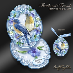 Feathered Friends Shaped Easel Kit-5