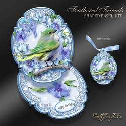 Feathered Friends Shaped Easel Kit-6