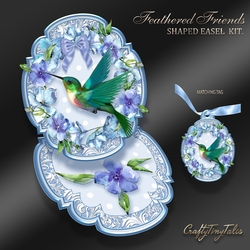 Feathered Friends Shaped Easel Kit-8