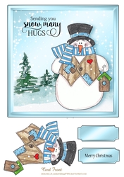 Jolly Snowman Quick Card Sheet-2