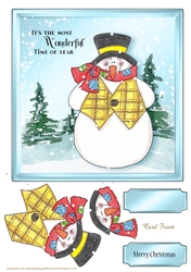 Jolly Snowman Quick Card Sheet-7