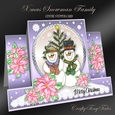 Xmas Snowman Family Stepper Card Kit-3