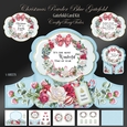 Christmas Blue Gatefold Card Kit-1