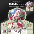 Ho Ho Ho Its Santa Gatefold Mini Kit-2