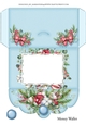 Christmas Floral Money Card-1