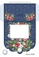 Christmas Floral Money Card-2