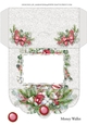 Christmas Floral Money Card-3
