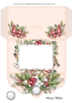 Christmas Floral Money Card-4