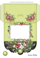Christmas Floral Money Card-9