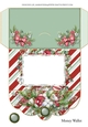 Christmas Floral Money Card-11
