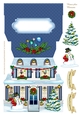 Christmas House Full Shaped Card-3
