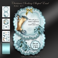 Christmas Stocking Shaped Easel Mini Kit-2