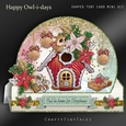 Happy Owl-i-days Shaped Tent Card Kit-4