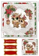 XMAS OWL 7.5 X 7.5 QuickCard-5